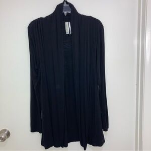 Black Knit Long Sleeve Cardigan, by Kische